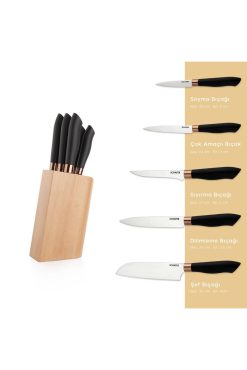 SCHAFER Keen Standlı Bıçak Seti – 6 Parça