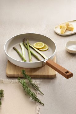 Schafer Ceramoni Seramik Tava 24 cm – Krem