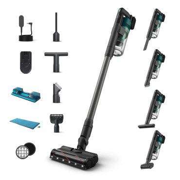 Philips XC6557/01 Islak Kuru Şarjlı Dik Süpürge – Kablosuz, Güçlü Emiş ve 2’si 1 Arada Kullanım (+150/60-61 Hediye)