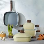 Schafer Challenger Seramik Tencere Seti 7 Parça Krem | Yapışmaz, Dayanıklı, Modern Tasarım