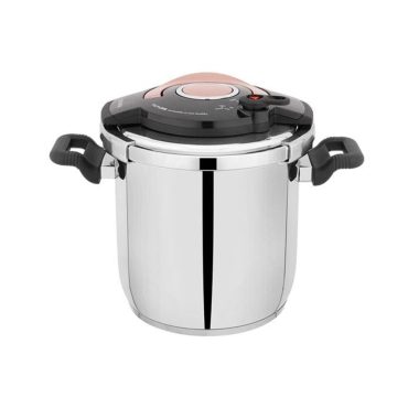 Schafer Cooky 7 L Düdüklü Tencere – Siyah & Rosegold, Paslanmaz Çelik, Güvenli ve Hızlı Pişirme