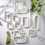 Schafer Luca Kahvaltı Takımı 32 Parça Yeşil | Porselen, Şık Tasarım, 6 Kişilik