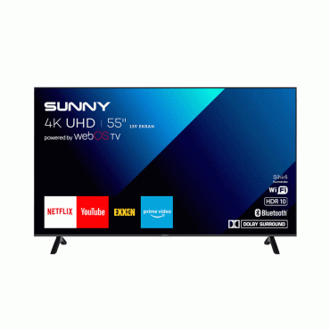 Sunny SN55QMN252 4K Ultra HD 55" 140 Ekran Uydu Alıcılı webOS Smart QLED TV