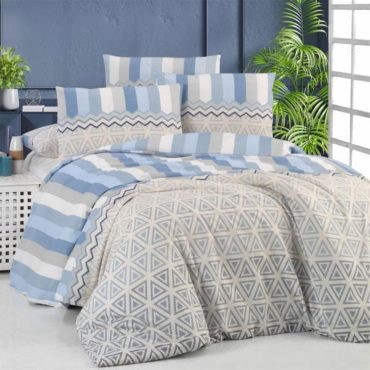 TAÇ Kristal Cotton Terry Nevresim Takımı – Tek Kişilik, Yumuşak ve Modern Tasarım