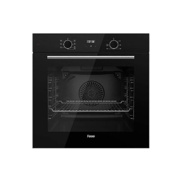 Ferre QBL63CS 0+7 Konumlu Dijital Siyah Cam Ankastre Fırın
