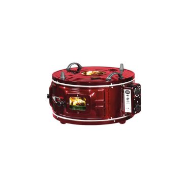 Akdemir Şamdan 1005 Davul Fırın Kırmızı - Termostatlı, Geleneksel Pişirme, Alt/Üst Rezistanslı, Yuvarlak Fırın