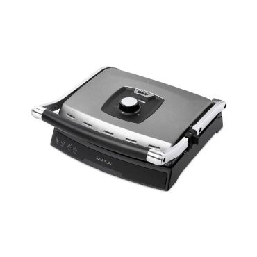 Fakir Taste N Joy Tost ve Izgara Makinesi Silverstone - 180° Açılır, Çıkarılabilir Döküm Plaka, Ayarlanabilir Termostat