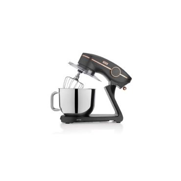 Schafer Neocast Dijital Döküm Stand Mikser Antrasit - 1500W, Planet Karıştırma, Paslanmaz Çelik Hazne, Rose Gold Detaylı