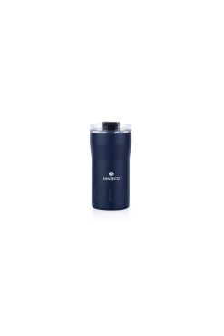 Santeco Kariba Termos 350 ml Lacivert, Mor, Pembe Renk Seçenekleriyle - Çift Kat Paslanmaz Çelik, Sızdırmaz Kapaklı Seyahat Mug'ı, Kahve/Çay İçin