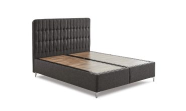 Naturel Modern Baza ve Başlık Seti - Dikey Fitilli Başlık, Sandıklı Depolama, Sade ve Zarif Tasarım