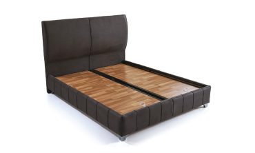 Mio Modern Baza ve Başlık Seti - Dikey Fitilli Başlık, Sandıklı Depolama, Kavisli Üst Hat