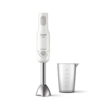 Philips HR2534/00 Daily Collection El Blenderı - 650W Güç, ProMix Teknolojisi, Tek Düğmeli Kolay Kullanım ve Ölçü Kabı Dahil Beyaz Blender