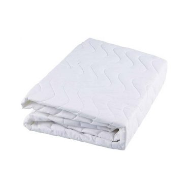Taç Kapitone Fitted Alez - Tek Kişilik, 100x200 cm, Dalgalı Dikişli, Beyaz, Yatak Koruyucu