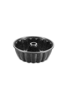 Korkmaz A5612 Ornella Döküm Dilim Kek Kalıbı - 24 cm, Yapışmaz Granit Kaplama, Isıyı Eşit Dağıtan Döküm Gövde ve Modern Dilim Tasarımlı Siyah Kek Kalıbı