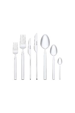 Korkmaz A2509 Pera 84 Parça Çatal Kaşık Bıçak Takımı - 12 Kişilik, 18/10 Paslanmaz Çelik, Parlak Yüzeyli ve Ergonomik Tasarımlı Modern Sofra Seti