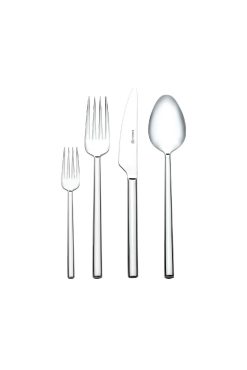 Korkmaz A2501 Rona 24 Parça Çatal Kaşık Bıçak Seti - 6 Kişilik, 18/10 Paslanmaz Çelik, Parlak Yüzeyli Modern ve Minimalist Tasarım ÇKB Takımı