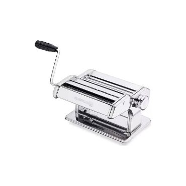 Korkmaz A629-05 Twista Makarna Makinesi - 18 cm Merdane Genişliği, Paslanmaz Çelik Gövde, Ayarlanabilir Hamur Kalınlığı ve Pratik Manuel Kullanım