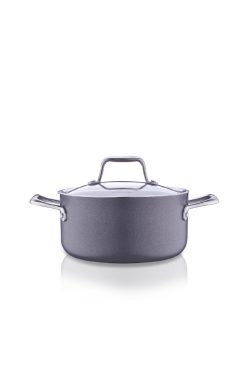 Korkmaz A3953 Boena Tencere - 28x14.5 cm, 8.5 Litre, Yapışmaz Volkanit Kaplama, Isıya Dayanıklı Cam Kapaklı ve İndüksiyon Uyumlu Derin Tencere