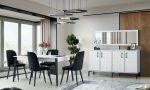 Safir Yemek Odası Takımı - Modern Tasarım Masa ve Konsol Seti