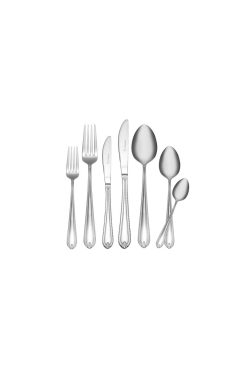 Korkmaz A2516 Dilruba 84 Parça Çatal Kaşık Bıçak Seti - 18/10 Paslanmaz Çelik, Klasik İşlemeli Sap Tasarımı, 12 Kişilik Parlak Yüzeyli Şık ÇKB Takımı