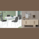 ATILIM Capella & Bodrum Full Düğün Paketi - Bazalı Yatak Odası, Yemek Odası ve 3+3+1 Koltuk Takımı (Yatak + Baza Hediyeli) - Görsel 3