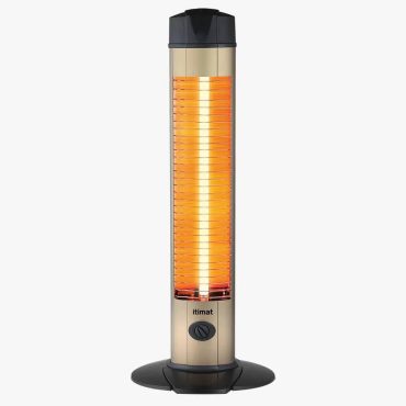 İtimat Merkür Dikey Isıtıcı: 2000W Güç ve Şık Alüminyum Tasarım