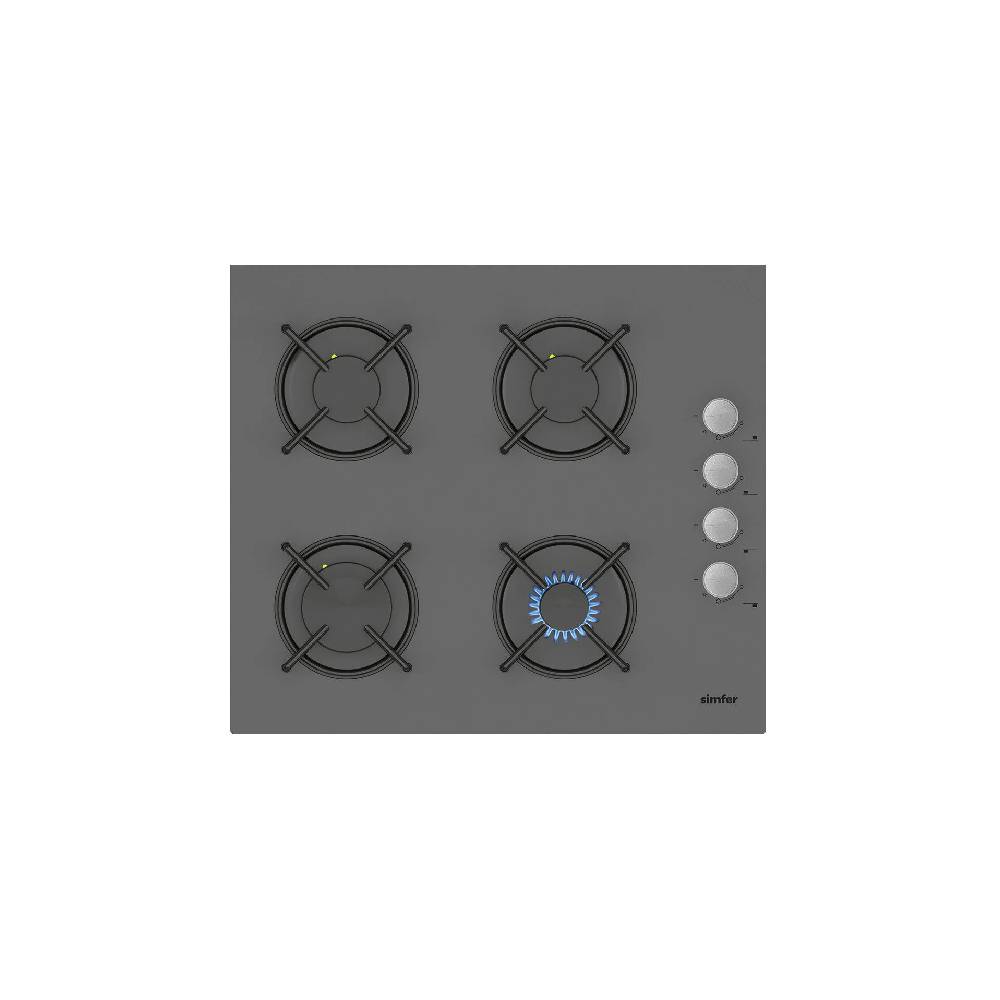 1234567975436 Simfer Diamond 3537N: Gri Cam Şıklığı ve Güvenli Pişirme Deneyimi - Görsel 1