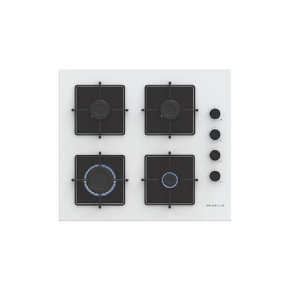 OE36P2P11D Profilo OE36P2P11D: Beyaz Cam Şıklığı ve Yüksek Güvenlikli Pişirme - Görsel 1