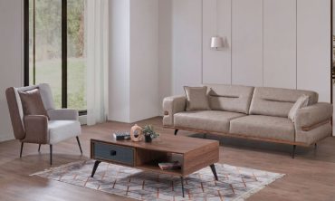 Anka 3’lü Kanepe - Maskülen Estetik ve Fonksiyonel Tasarım