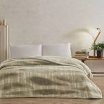 Taç Miel Çift Kişilik Battaniye: Doğal Tonlar ve Yumuşacık Konforun Buluşması