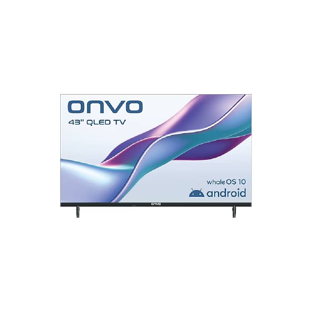 1234567965529 Onvo 43VQ80F2FA: 43 İnç QLED Teknolojisi ve WhaleOS 10 ile Akıllı Eğlence - Görsel 1