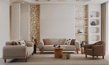 Boiss Modern Koltuk Takımı - Metal Ayaklı Tasarım (3+3+1 ve 3+3+1+1 Seçenekleriyle