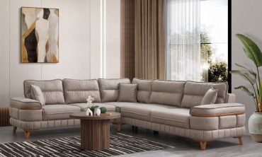 Toledo Modern Fonksiyonel Köşe Takımı - Yataklı ve Sandıklı Modüler L Koltuk