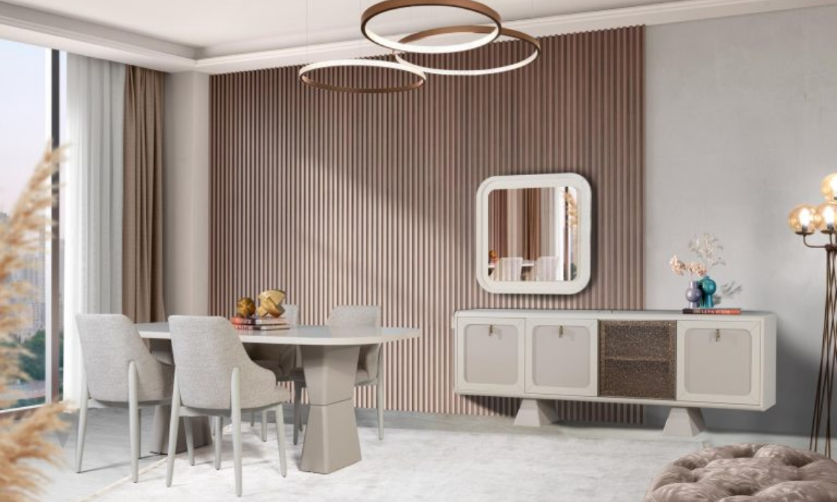 kumsal yemek Kumsal Modern Yemek Odası Takımı - Görsel 1
