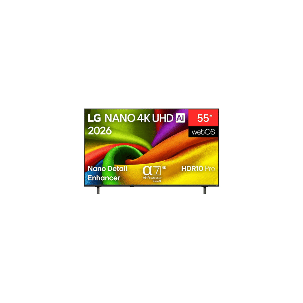 1234568055861 LG 55NU8E0B3LA 55" 4K UHD AI NanoCell Smart LED TV (60Hz) - Görsel 1